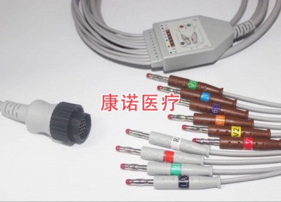 兼容鈴謙一體十導(dǎo)心電圖機線